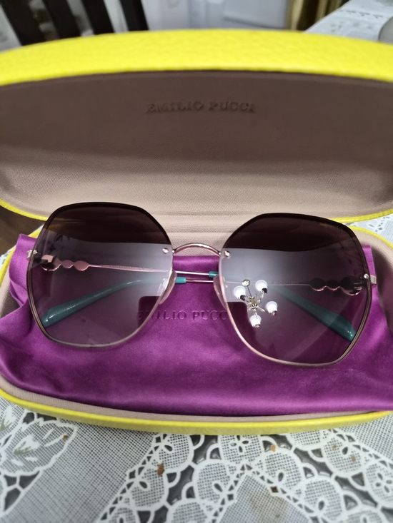Emilio Pucci Accessories - Emilio Pucci Women's Oversized Pink Gradient Sunglasses
